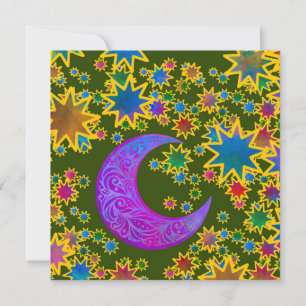 Mystic Moon Growth Card