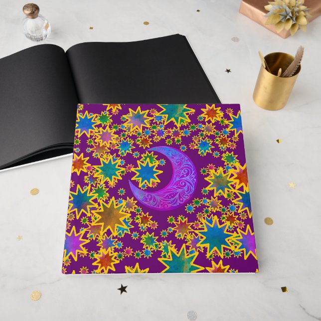 Mystic Moon Magic Guest Book (Front Open)
