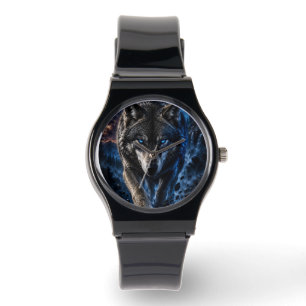 Mystic Moon Wolf – Hyper-Realistic Fantasy Watch