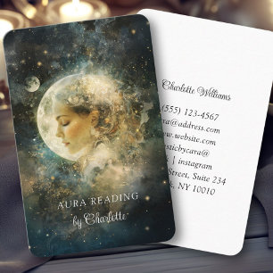Mystic Moonlit Woman Business Card