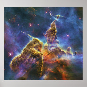 Mystic Mountain Carina Nebula HH 901 HH 902 Poster