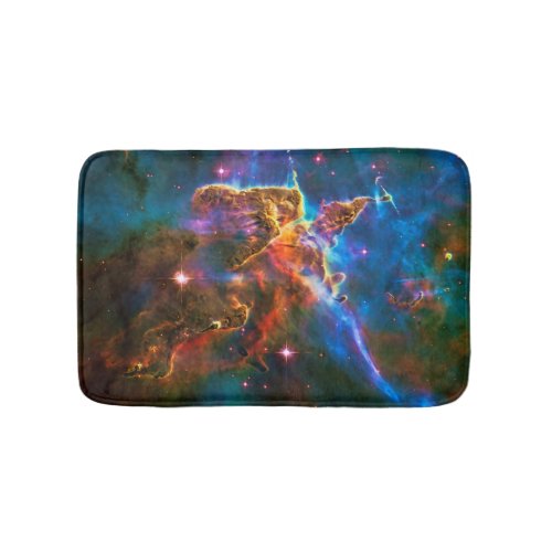 Mystic Mountain Carina Nebula outer space picture Bathroom Mat