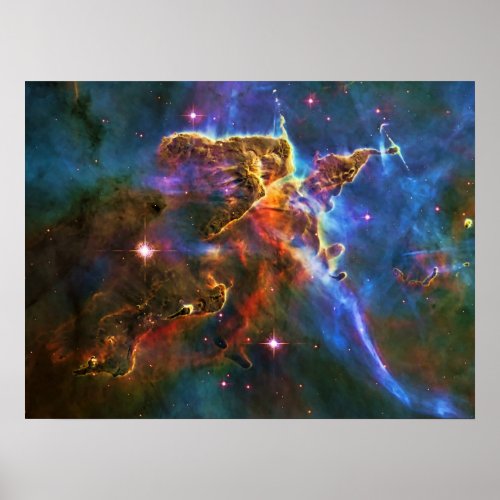 Mystic Mountain in Carina Nebula _ awesome Poster
