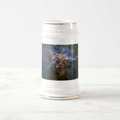 Mystic Mountain in Carina Nebula Hubble Space Beer Stein