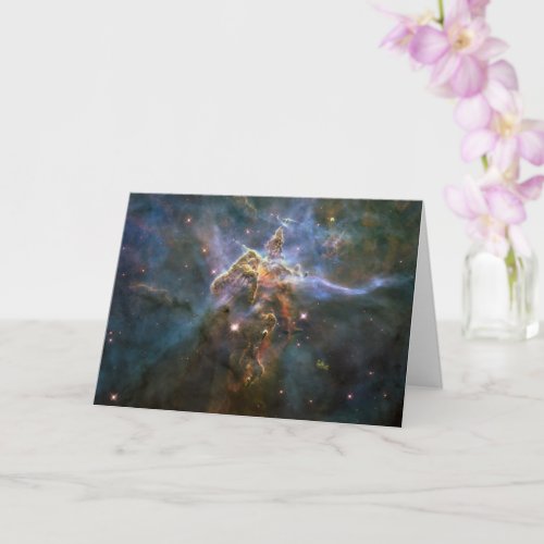 Mystic Mountain in Carina Nebula Hubble Space Card