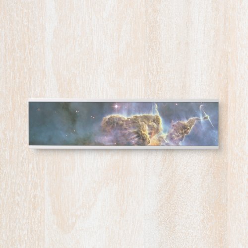 Mystic Mountain in Carina Nebula Hubble Space Door Sign