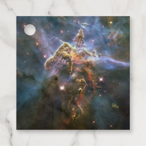 Mystic Mountain in Carina Nebula Hubble Space Favor Tags