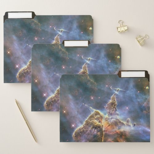 Mystic Mountain in Carina Nebula Hubble Space File Folder