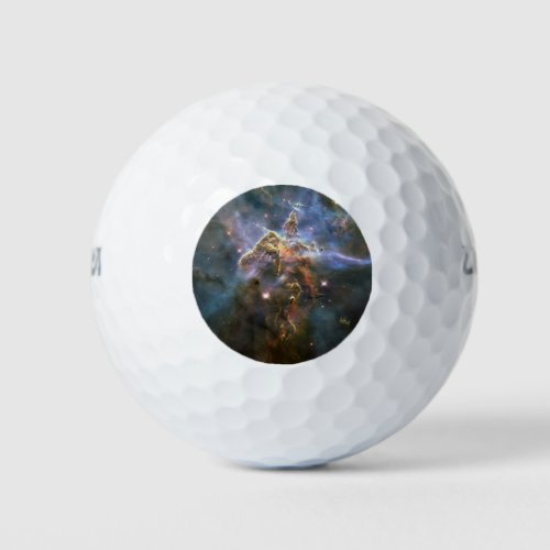 Mystic Mountain in Carina Nebula Hubble Space Golf Balls