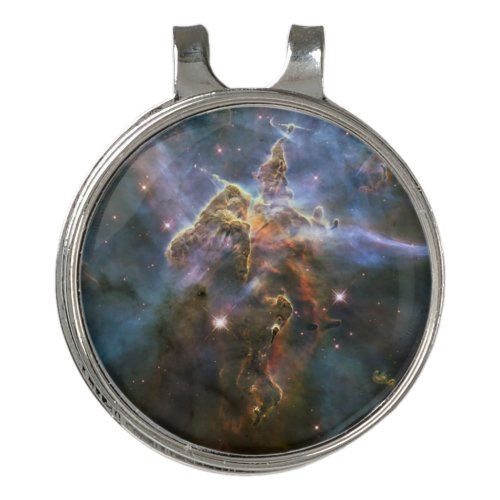 Mystic Mountain in Carina Nebula Hubble Space Golf Hat Clip