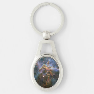 Mystic Mountain in Carina Nebula Hubble Space Keychain