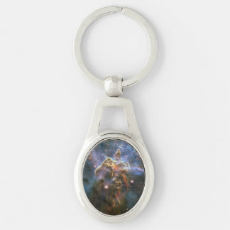Mystic Mountain in Carina Nebula Hubble Space Keychain