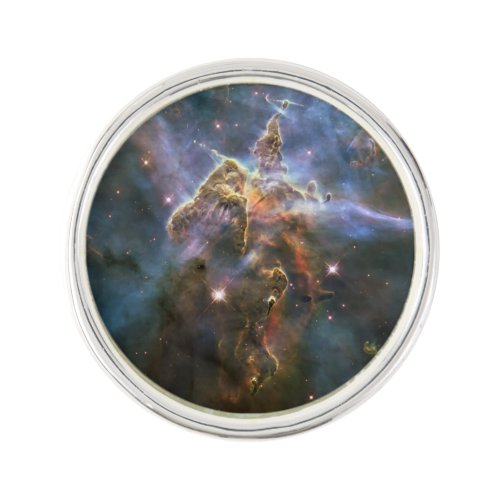 Mystic Mountain in Carina Nebula Hubble Space Lapel Pin