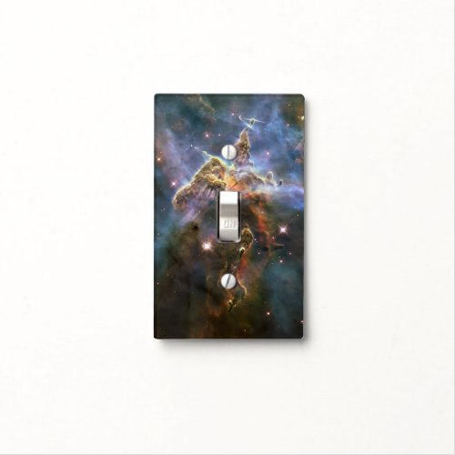 Mystic Mountain in Carina Nebula Hubble Space Light Switch Cover