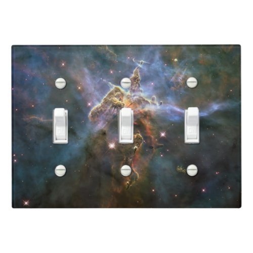 Mystic Mountain in Carina Nebula Hubble Space Light Switch Cover
