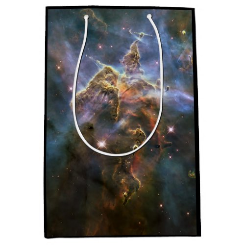 Mystic Mountain in Carina Nebula Hubble Space Medium Gift Bag
