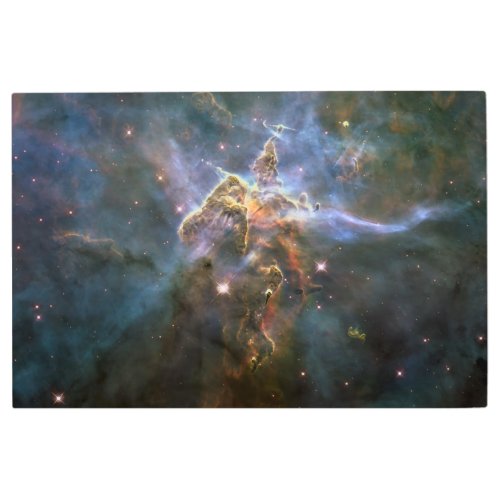 Mystic Mountain in Carina Nebula Hubble Space Metal Print