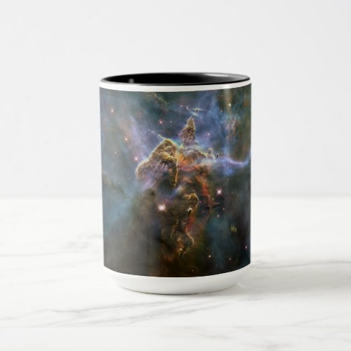 Mystic Mountain in Carina Nebula Hubble Space Mug