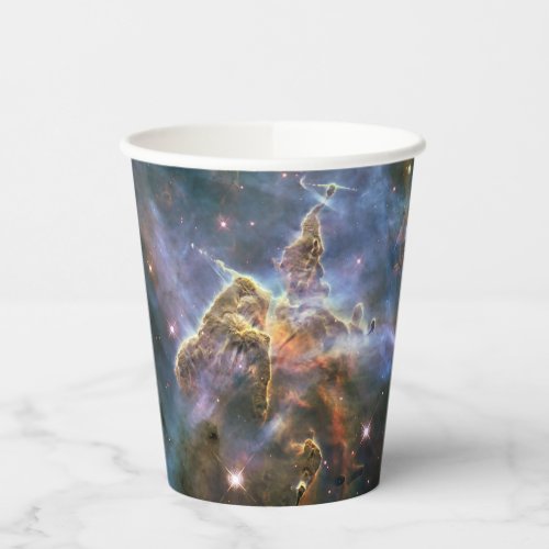 Mystic Mountain in Carina Nebula Hubble Space Paper Cups