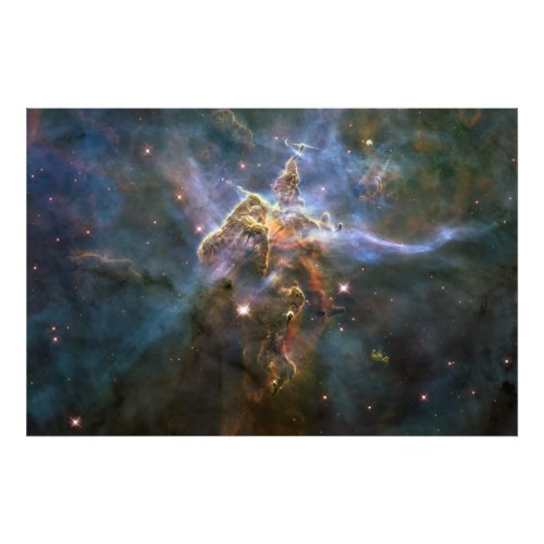 Mystic Mountain in Carina Nebula Hubble Space Photo Print