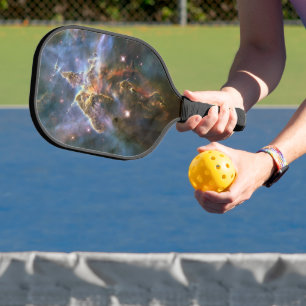 Mystic Mountain in Carina Nebula Hubble Space Pickleball Paddle