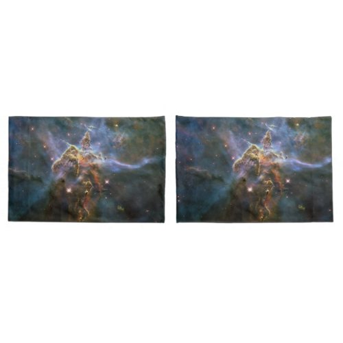 Mystic Mountain in Carina Nebula Hubble Space Pillow Case