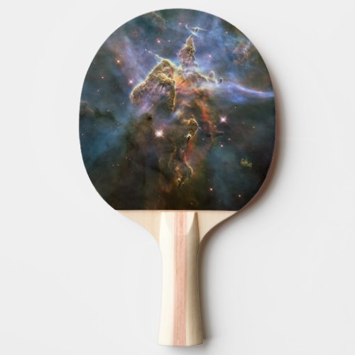 Mystic Mountain in Carina Nebula Hubble Space Ping Pong Paddle