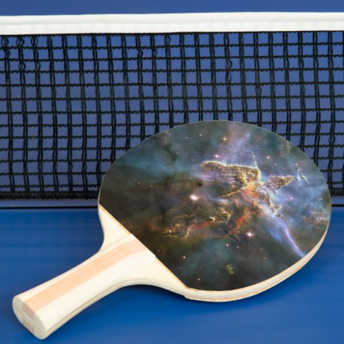 Mystic Mountain in Carina Nebula Hubble Space Ping Pong Paddle