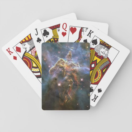 Mystic Mountain in Carina Nebula Hubble Space Playing Cards