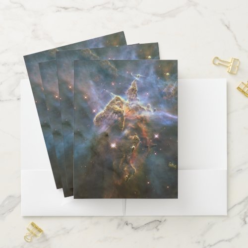 Mystic Mountain in Carina Nebula Hubble Space Pocket Folder