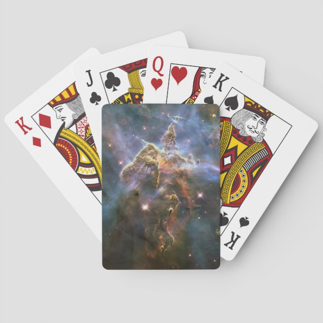 Mystic Mountain in Carina Nebula Hubble Space Poker Cards (Back)