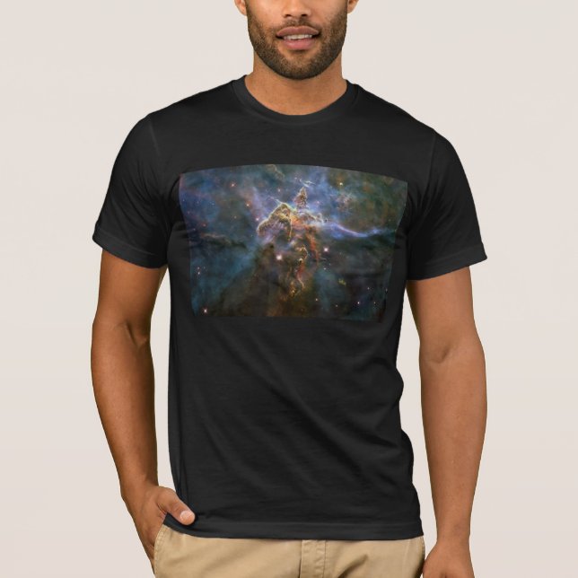 Mystic Mountain in Carina Nebula Hubble Space T-Shirt (Front)
