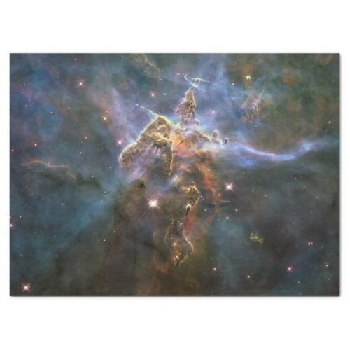 Mystic Mountain in Carina Nebula Hubble Space Tissue Paper
