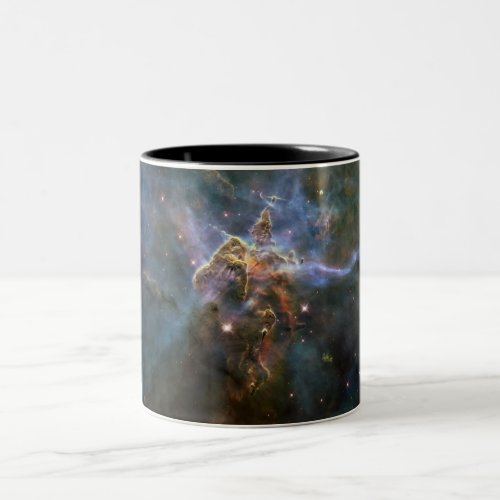 Mystic Mountain in Carina Nebula Hubble Space Two_Tone Coffee Mug