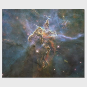 Mystic Mountain in Carina Nebula Hubble Space Wrapping Paper