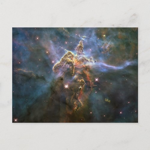 Mystic Mountain of Carina Nebula _ Astronomy Postcard