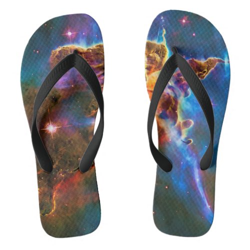 Mystic Mountains _ Carina Nebula Astronomy Image Flip Flops