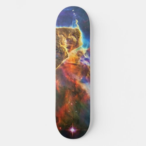 Mystic Mountains _ Carina Nebula Skateboard