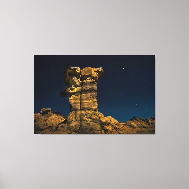 Mystic Mountainscape Ischigualasto Park, Argentina Canvas Print (Front)
