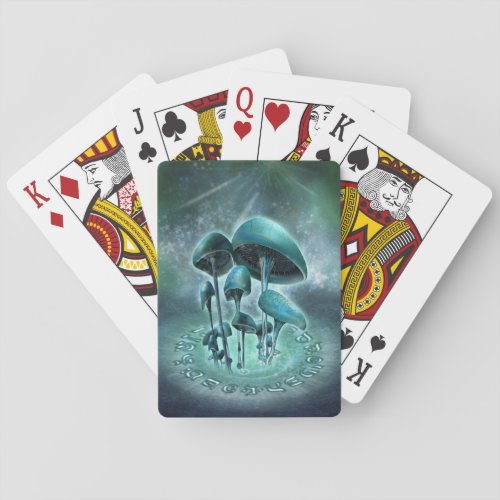 Mystic Mushrooms Playing Cards