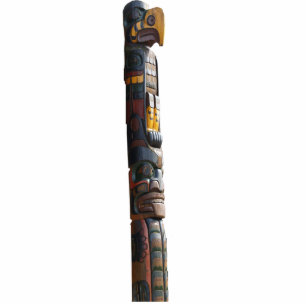 Mystic Native American Totem Pole Sculpted Gift Statuette
