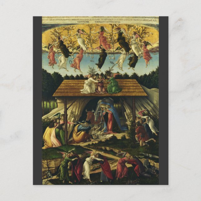 Mystic Nativity by Sandro Botticelli  (Front)