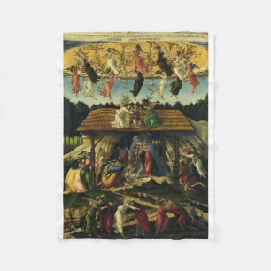 Mystic Nativity by Sandro Botticelli  Fleece Blanket