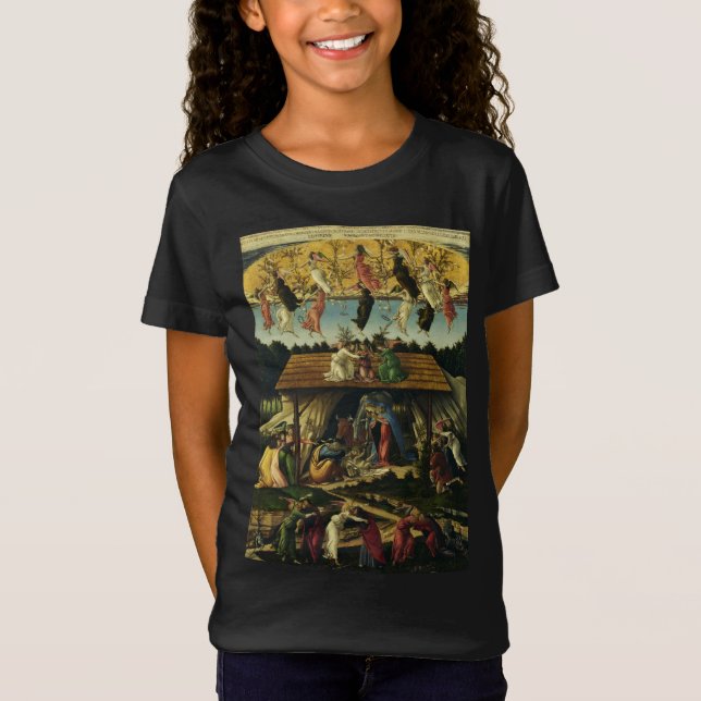 Mystic Nativity by Sandro Botticelli  T-Shirt (Front)