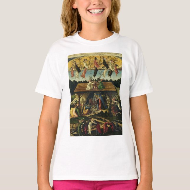 Mystic Nativity by Sandro Botticelli  T-Shirt (Front)