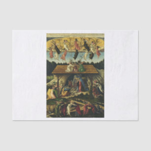 Mystic Nativity by Sandro Botticelli Tissue Paper