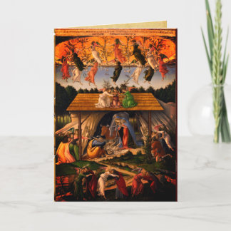 MYSTIC NATIVITY Old Irish Christmas Blessing  Holiday Card