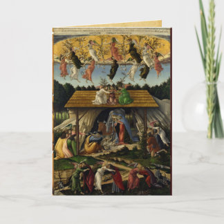MYSTIC NATIVITY Old Irish Christmas Blessing  Holiday Card
