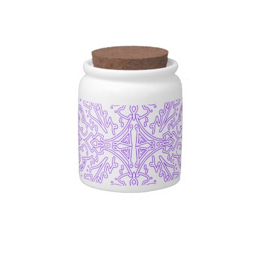 Mystic Nebula Lilac Candy Jar