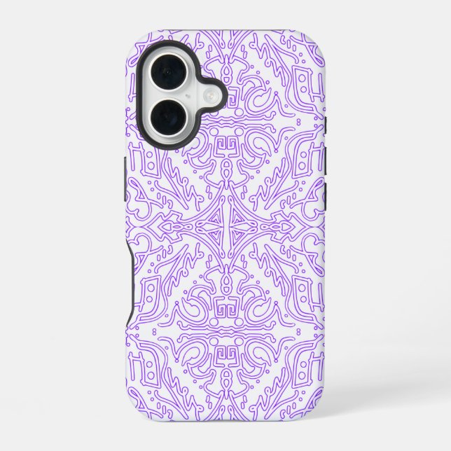 Mystic Nebula Lilac iPhone Case (Back)